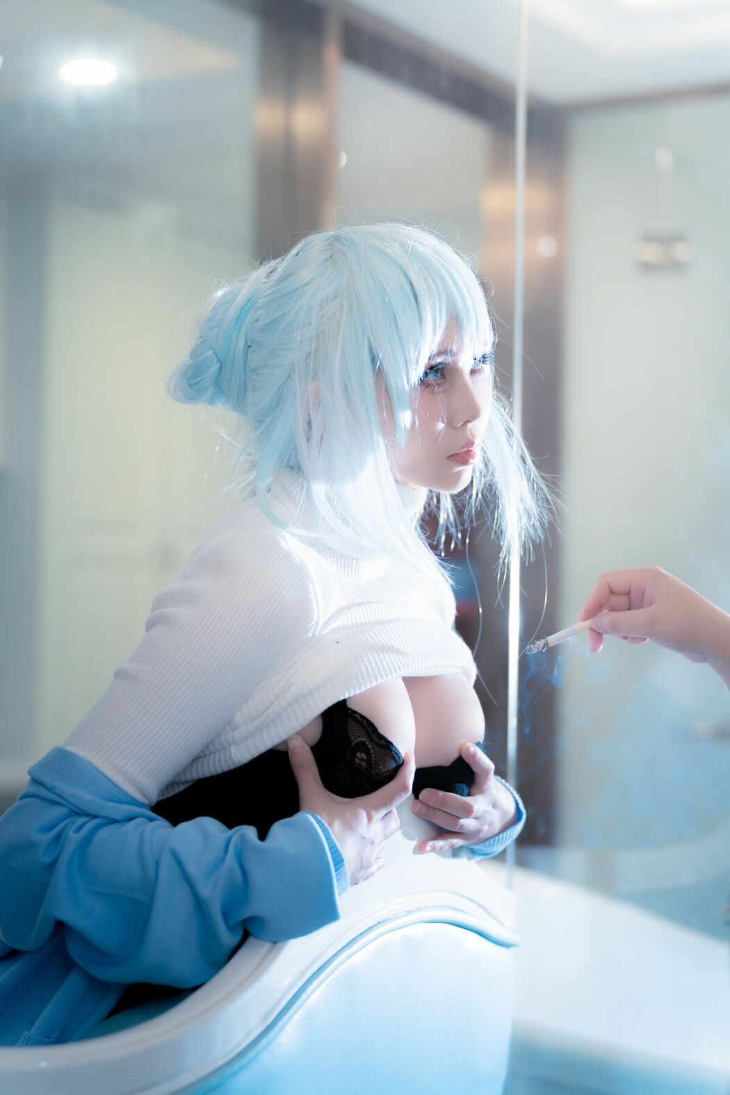 Coser@上杉绘梨落 – 雪女 (49P)