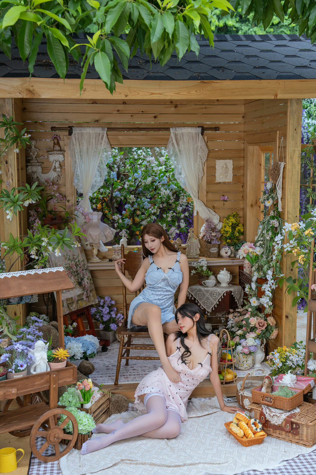 Coser@云溪溪 Yunx1x1 And 奶桃桃 And 奈汐酱nice – 花眠 (91P – 1V)