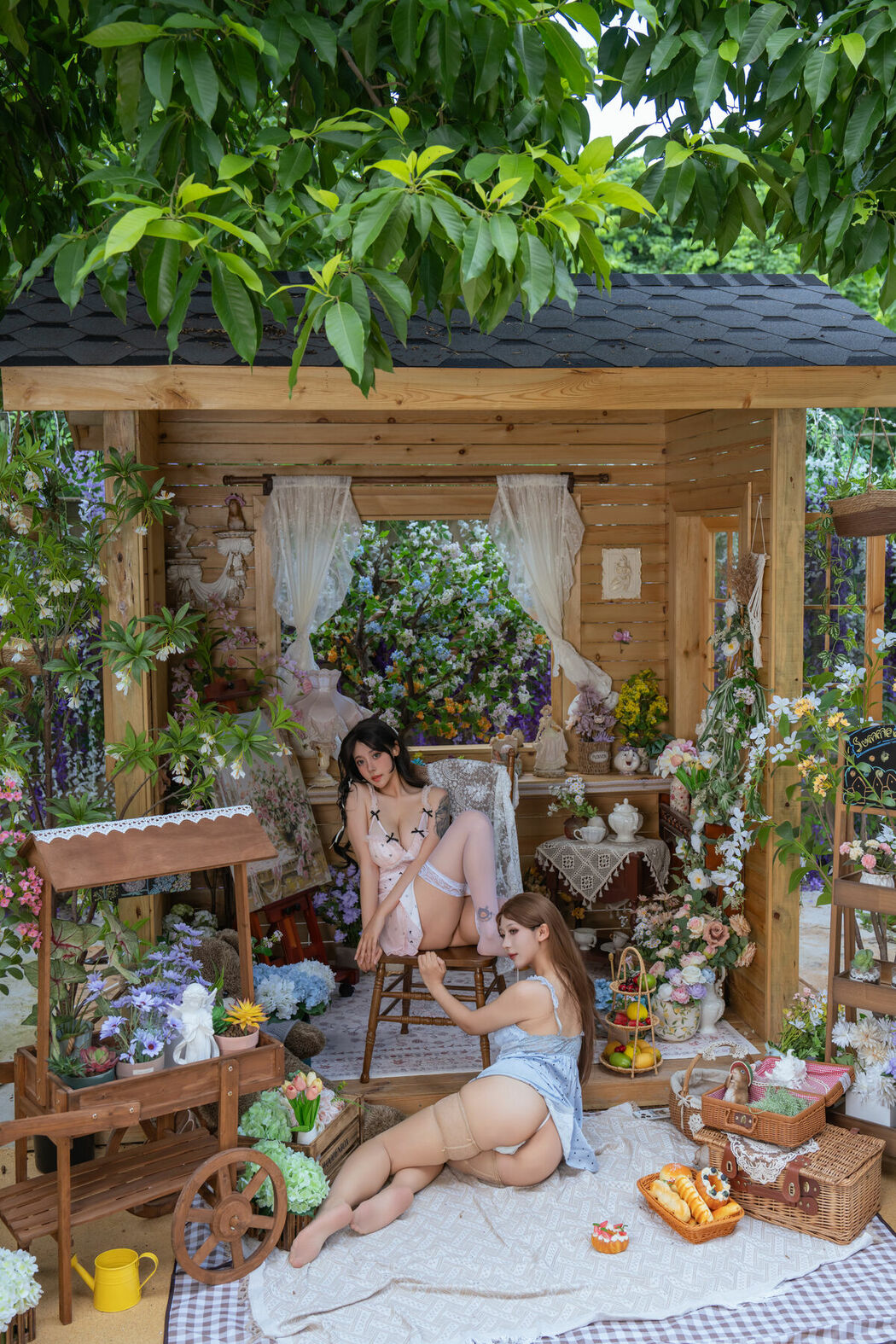 Coser@云溪溪 Yunx1x1 And 奶桃桃 And 奈汐酱nice – 花眠 (91P – 1V)