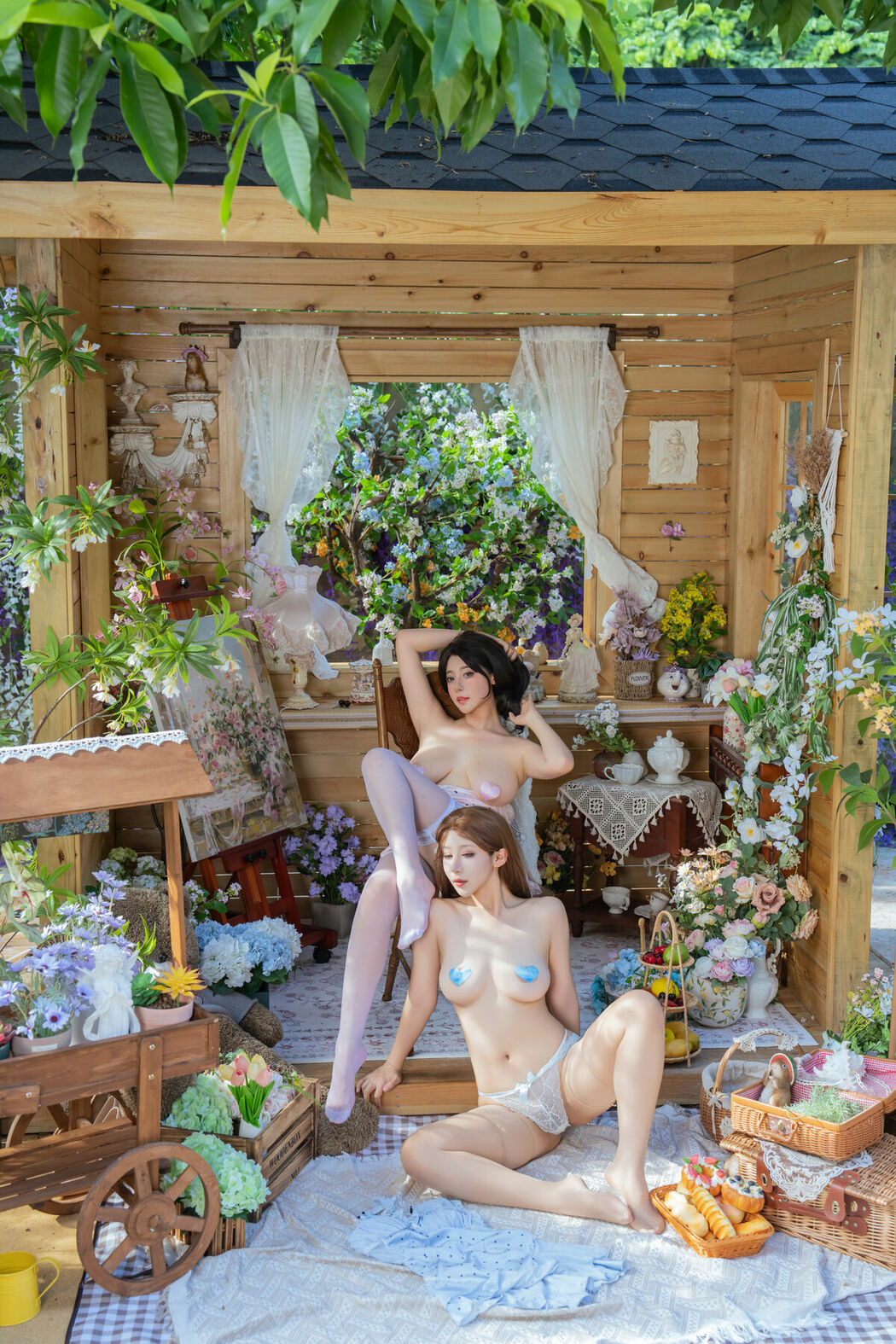 Coser@云溪溪 Yunx1x1 And 奶桃桃 And 奈汐酱nice – 花眠 (91P – 1V)