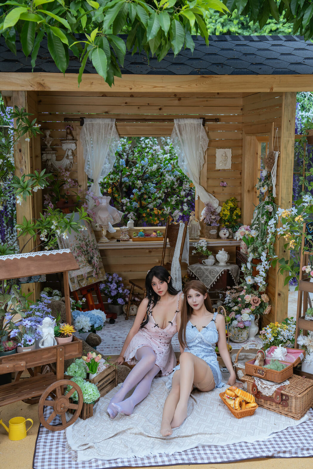 Coser@云溪溪 Yunx1x1 And 奶桃桃 And 奈汐酱nice – 花眠 (91P – 1V)