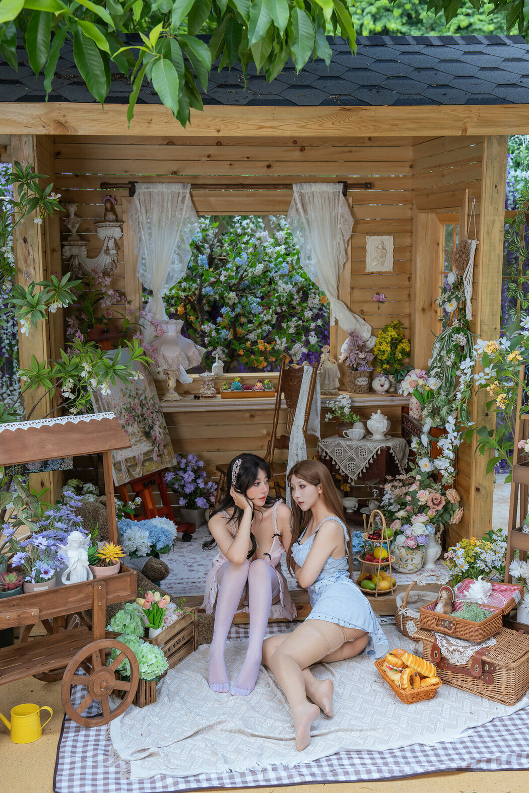 Coser@云溪溪 Yunx1x1 And 奶桃桃 And 奈汐酱nice – 花眠 (91P – 1V)