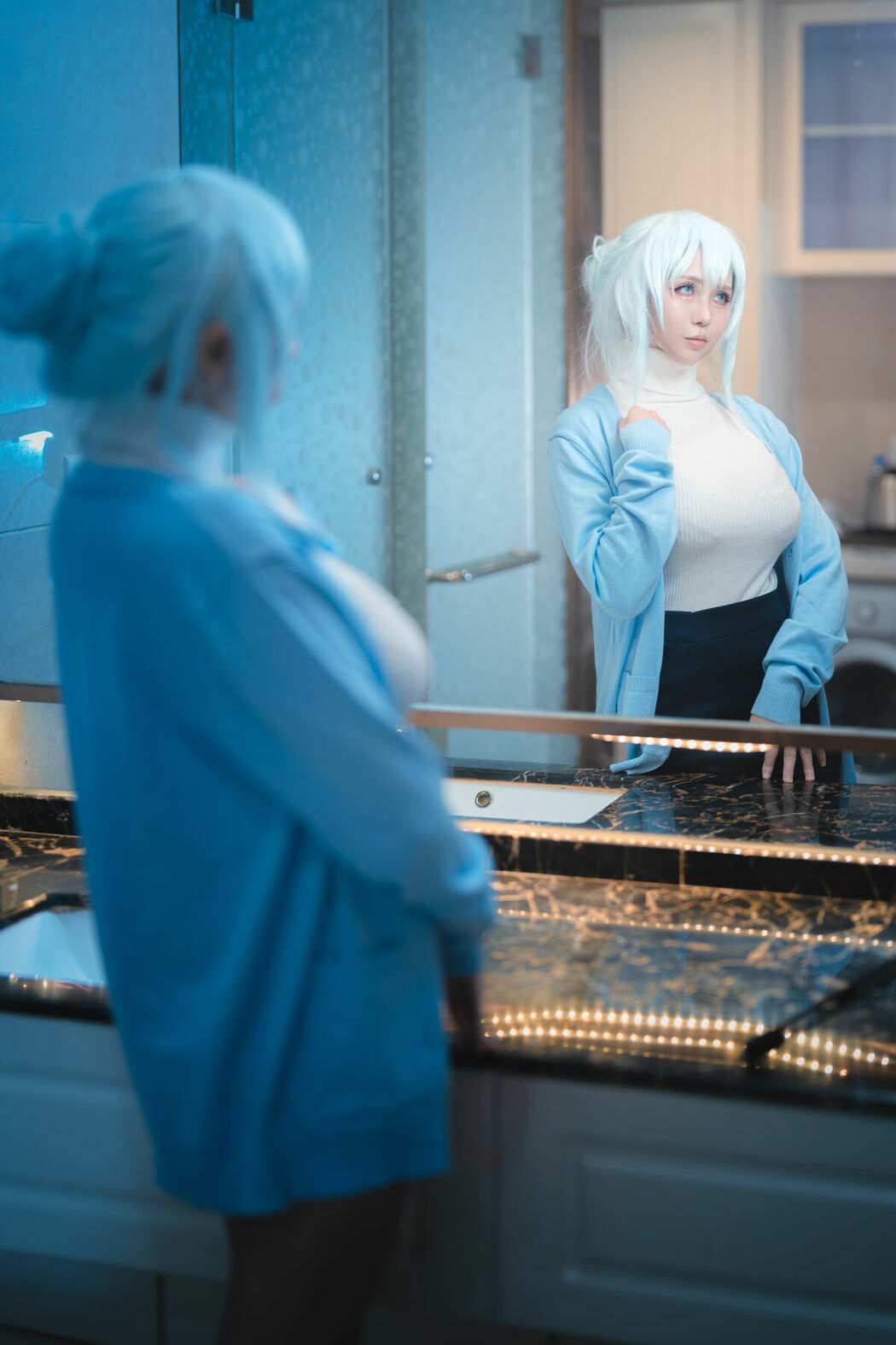 Coser@上杉绘梨落 – 雪女 (49P)