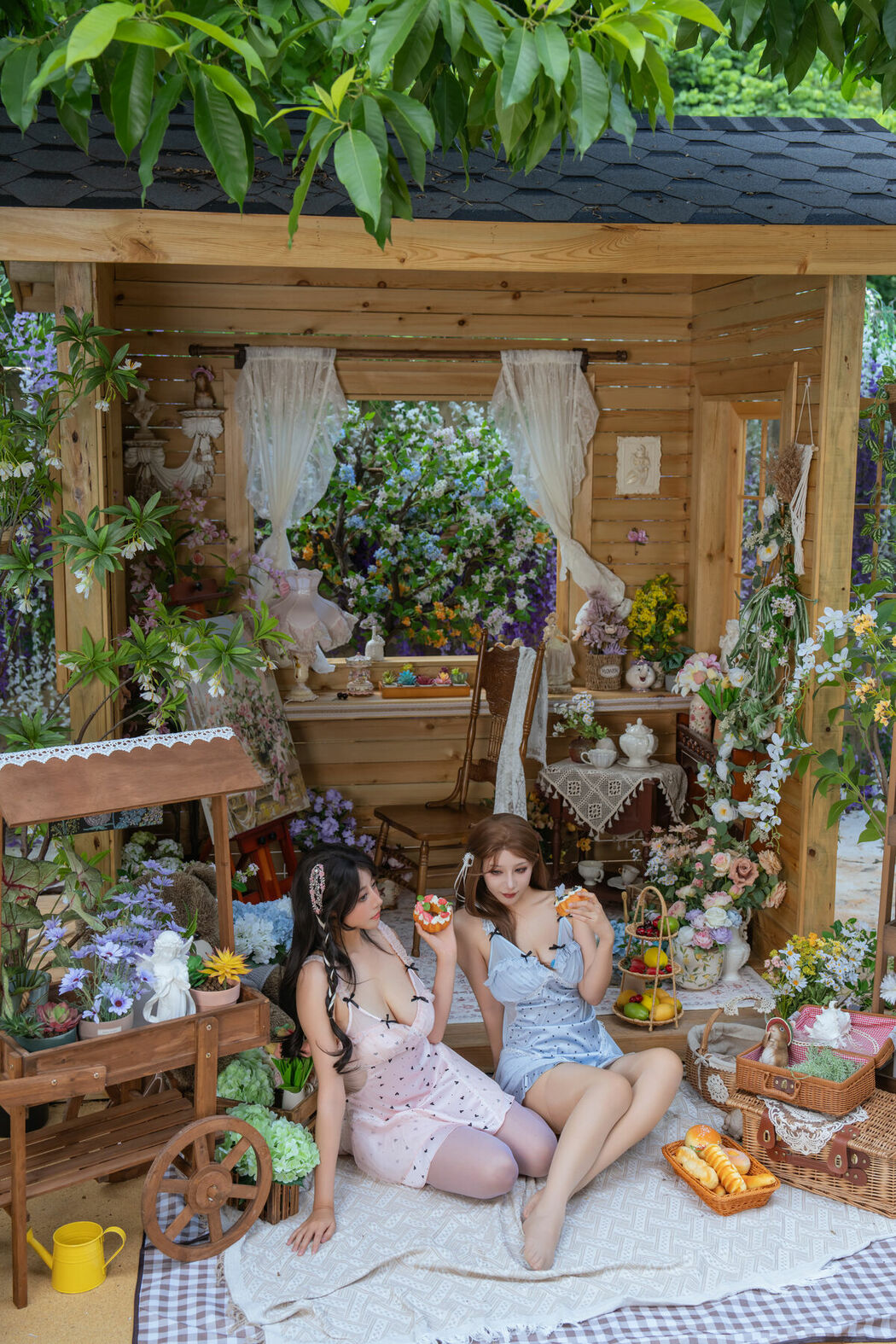 Coser@云溪溪 Yunx1x1 And 奶桃桃 And 奈汐酱nice – 花眠 (91P – 1V)