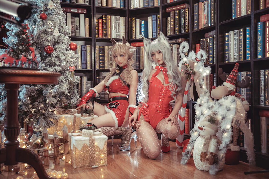 Coser@刺青Poi And 冬马路纱 – 驯鹿与狼 (41P)