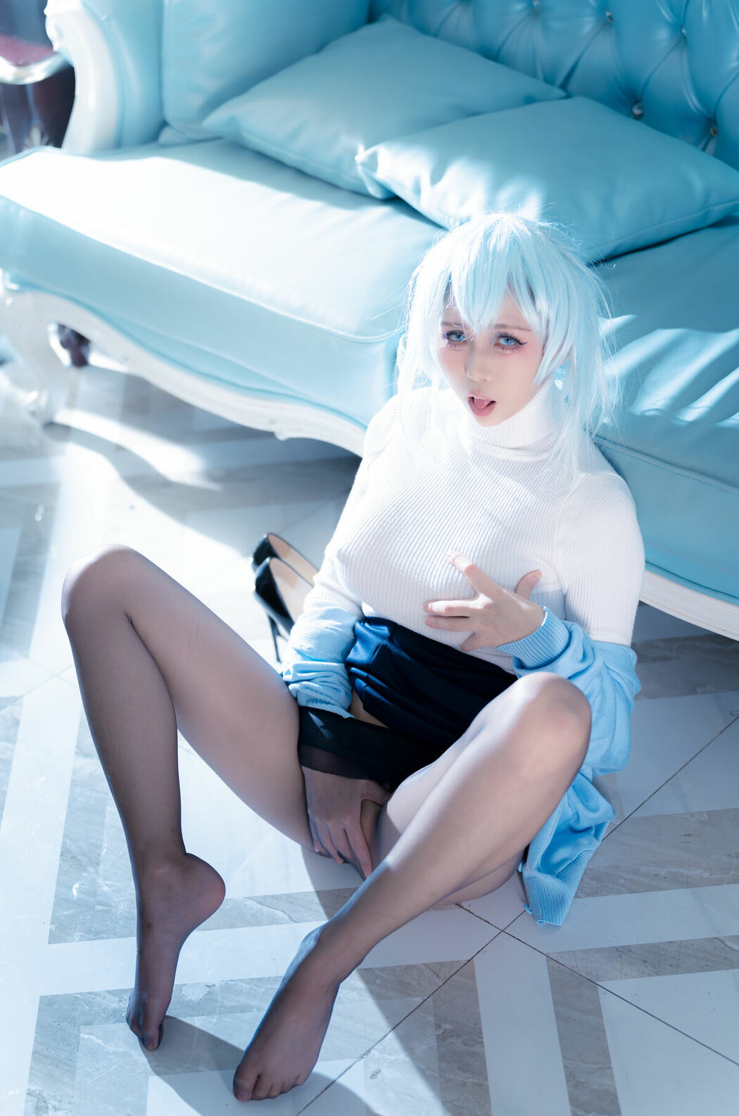 Coser@上杉绘梨落 – 雪女 (49P)