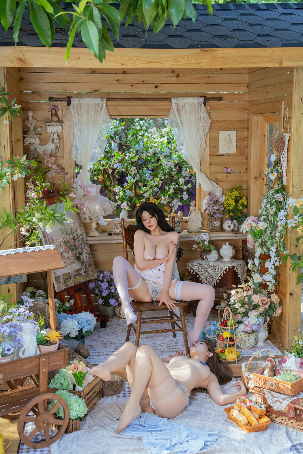 Coser@云溪溪 Yunx1x1 And 奶桃桃 And 奈汐酱nice – 花眠 (91P – 1V)