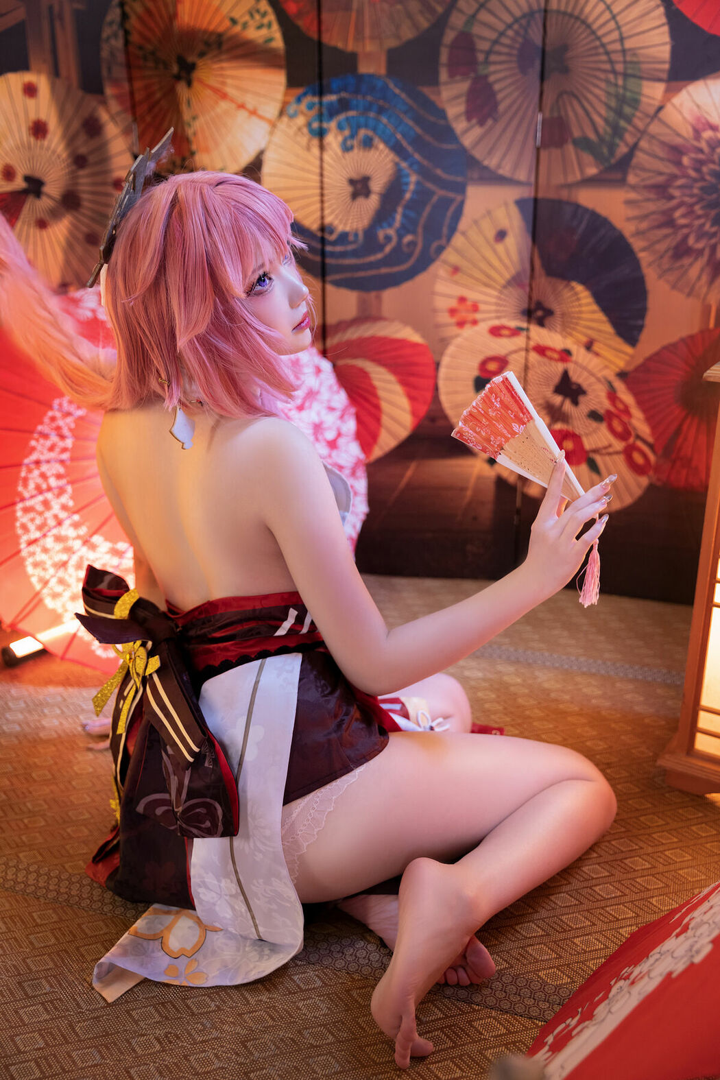 Coser@雪晴Astra – 原神 八重神子 (61P)