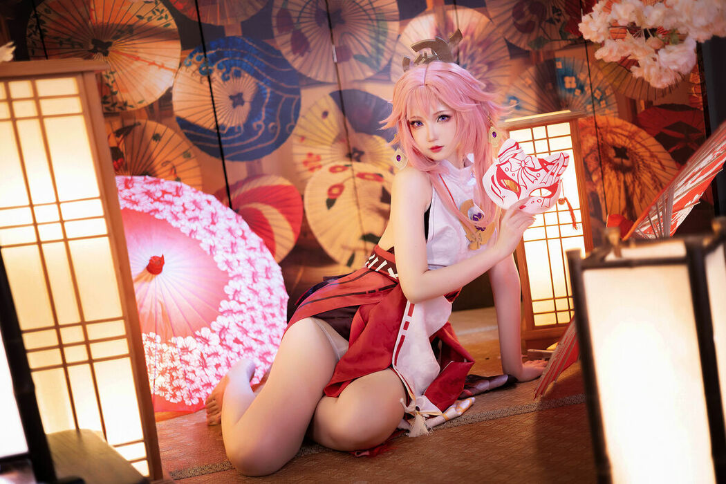 Coser@雪晴Astra – 原神 八重神子 (61P)