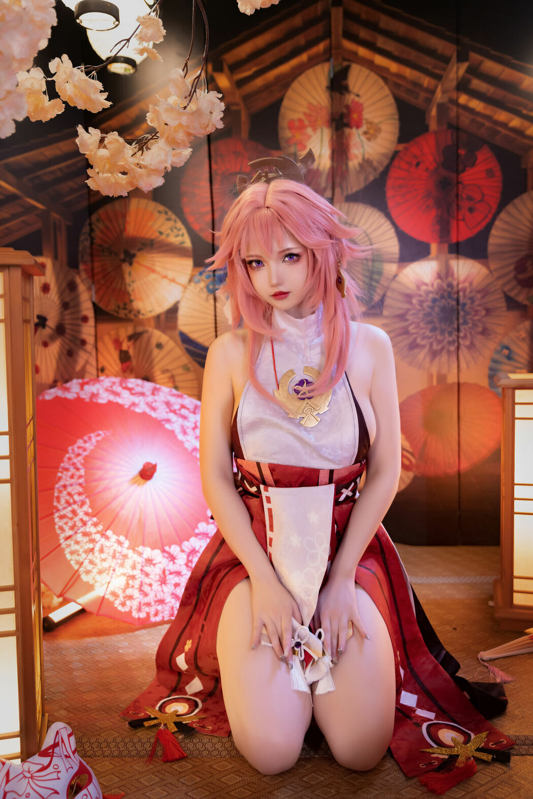 Coser@雪晴Astra – 原神 八重神子 (61P)