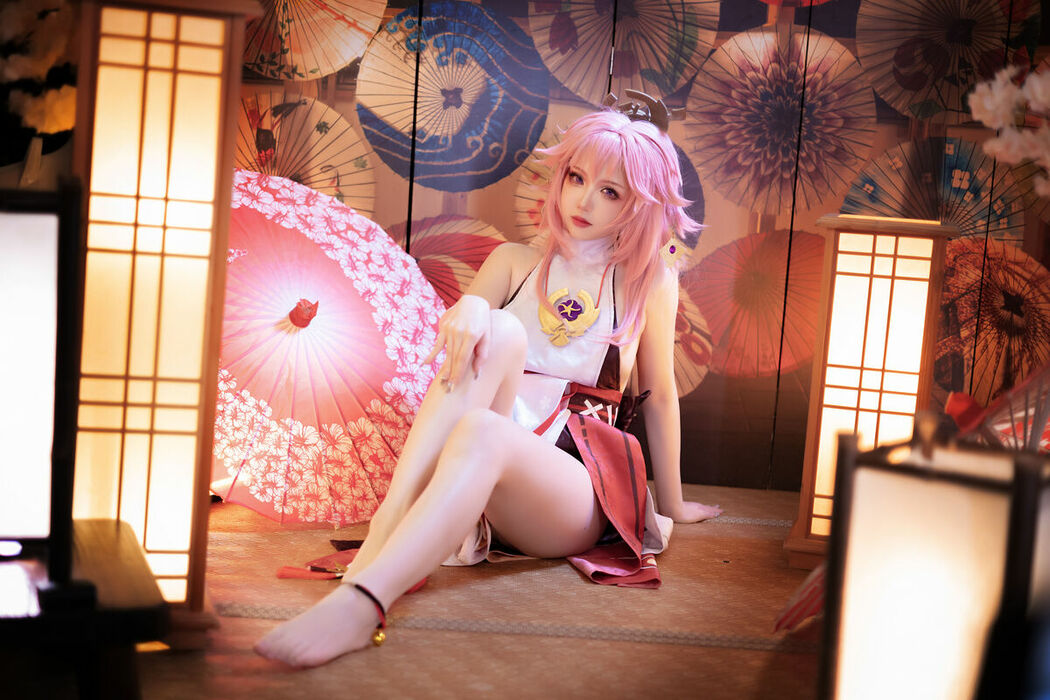 Coser@雪晴Astra – 原神 八重神子 (61P)