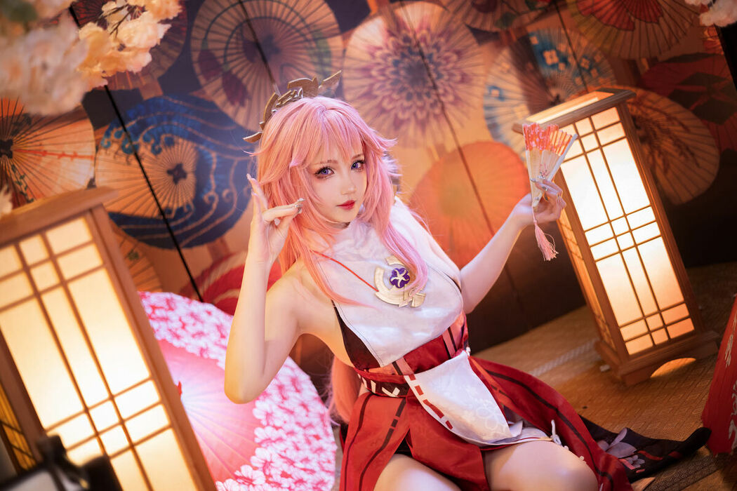 Coser@雪晴Astra – 原神 八重神子 (61P)