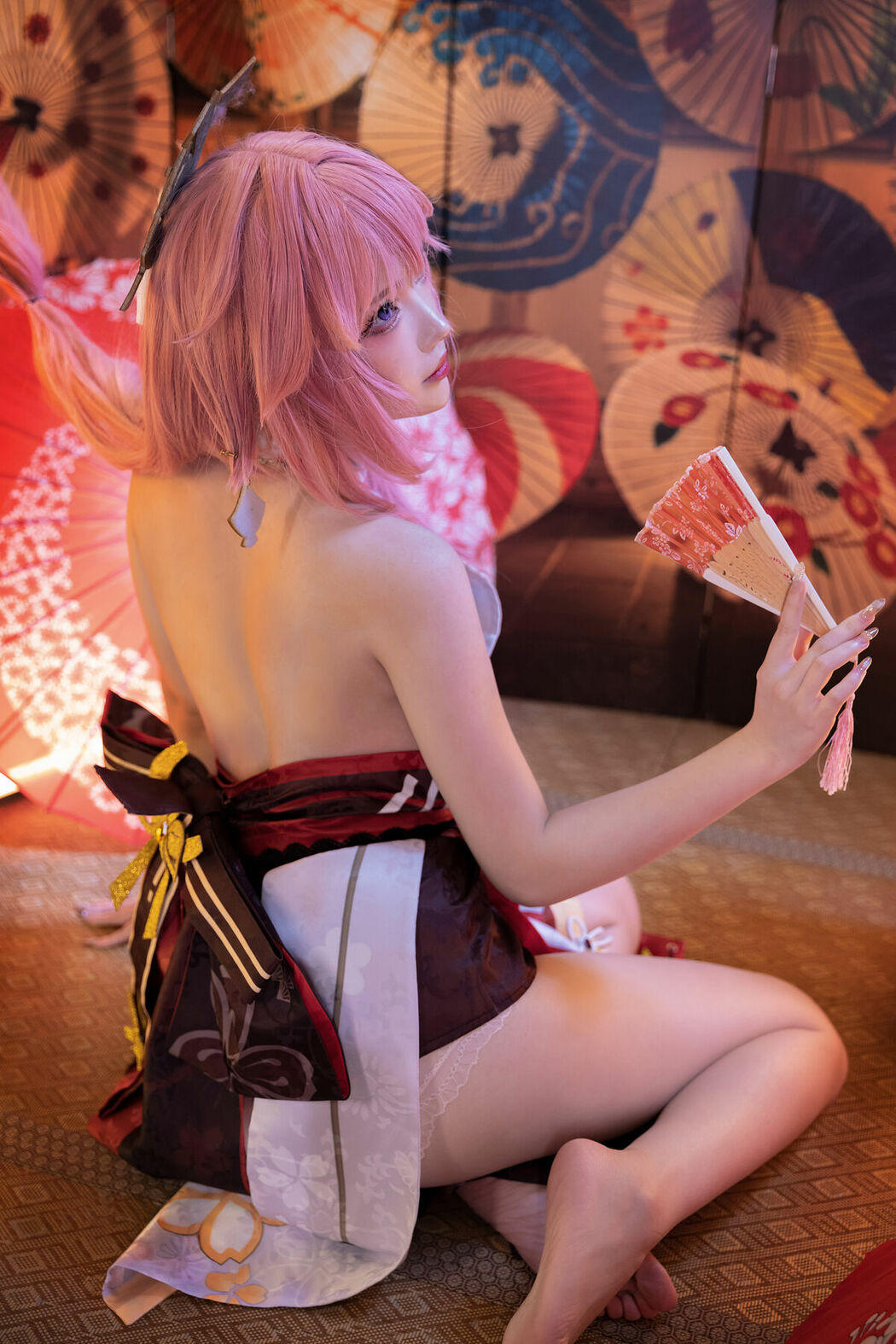 Coser@雪晴Astra – 原神 八重神子 (61P)