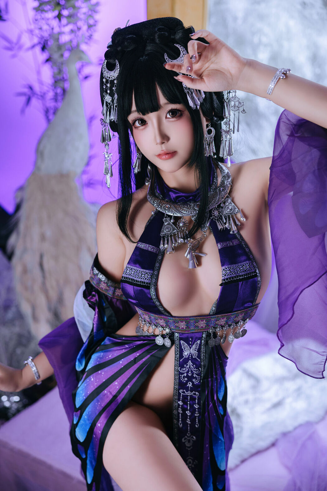 Coser@日奈娇 – 苗疆巫女 Part02 (51P)