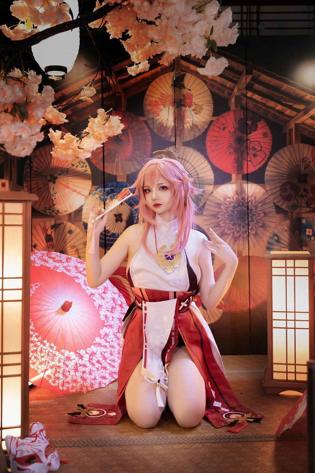 Coser@雪晴Astra – 原神 八重神子 (61P)