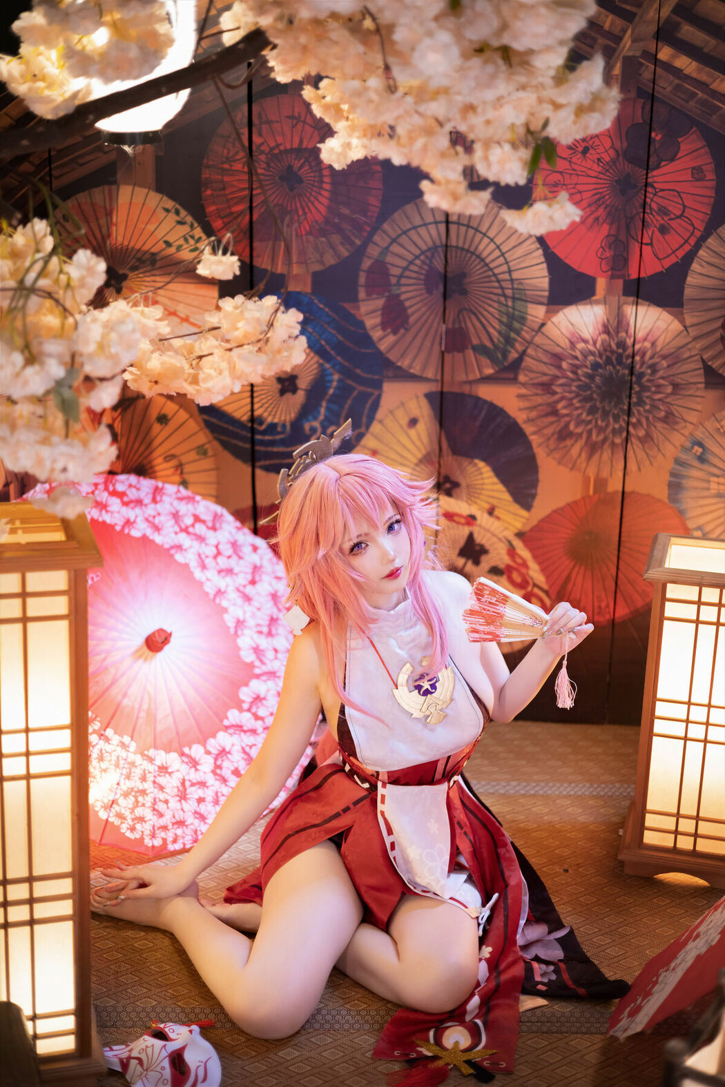 Coser@雪晴Astra – 原神 八重神子 (61P)