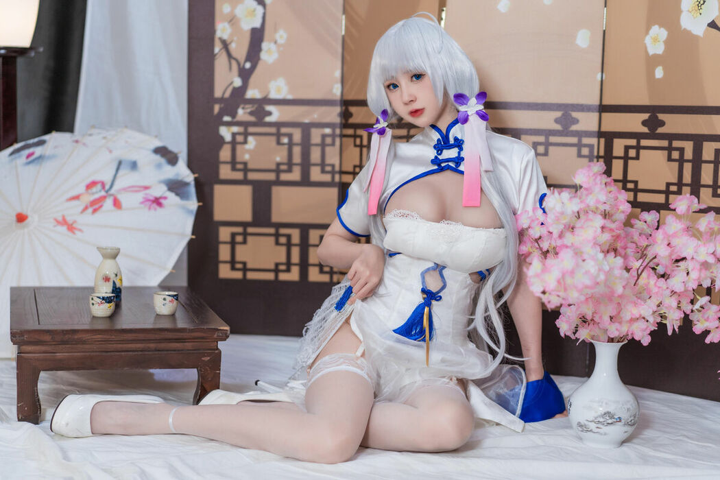 Coser@西园寺南歌 – 碧蓝航线 光辉旗袍 (25P)