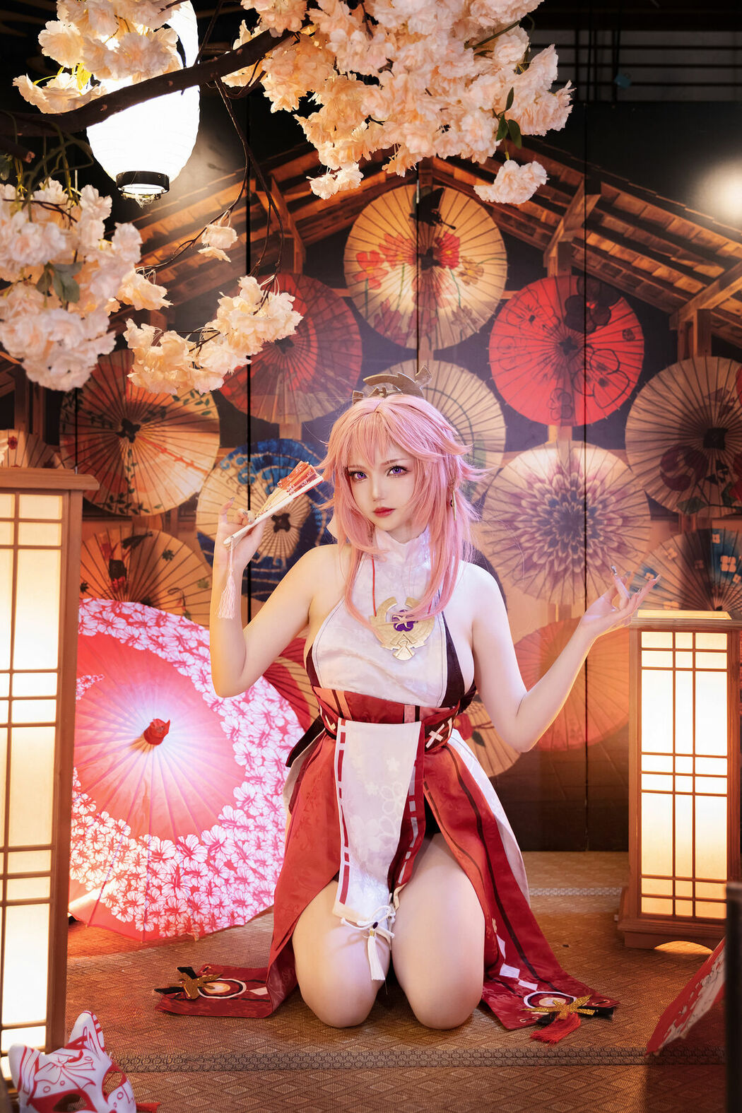 Coser@雪晴Astra – 原神 八重神子 (61P)