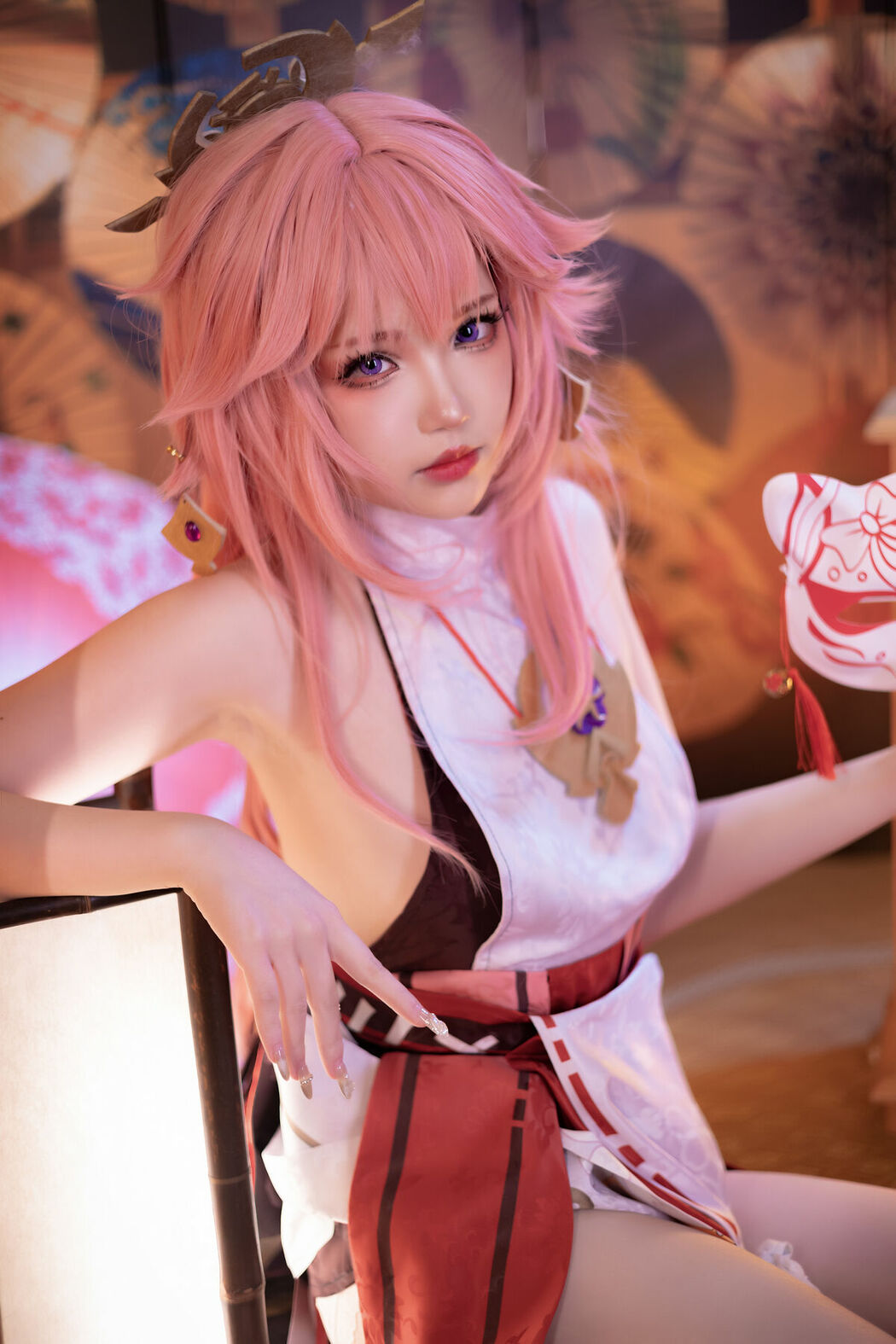 Coser@雪晴Astra – 原神 八重神子 (61P)