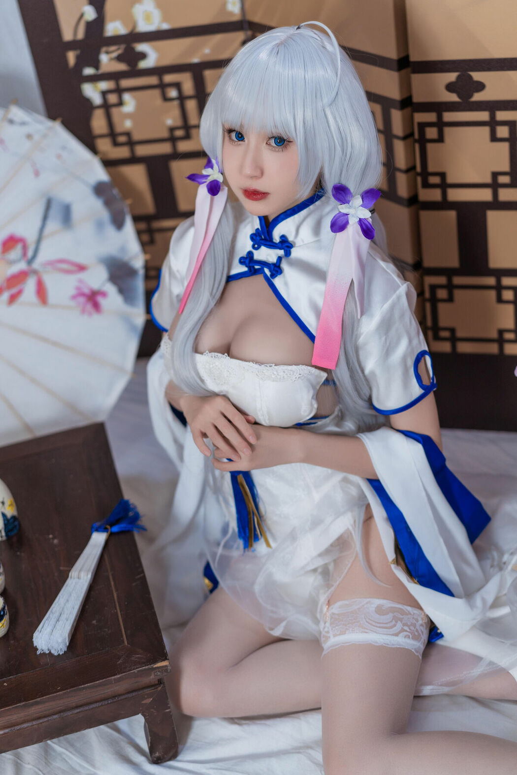 Coser@西园寺南歌 – 碧蓝航线 光辉旗袍 (25P)