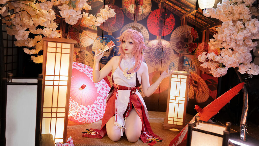 Coser@雪晴Astra – 原神 八重神子 (61P)