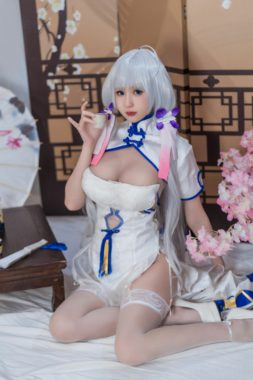 Coser@西园寺南歌 – 碧蓝航线 光辉旗袍 (25P)