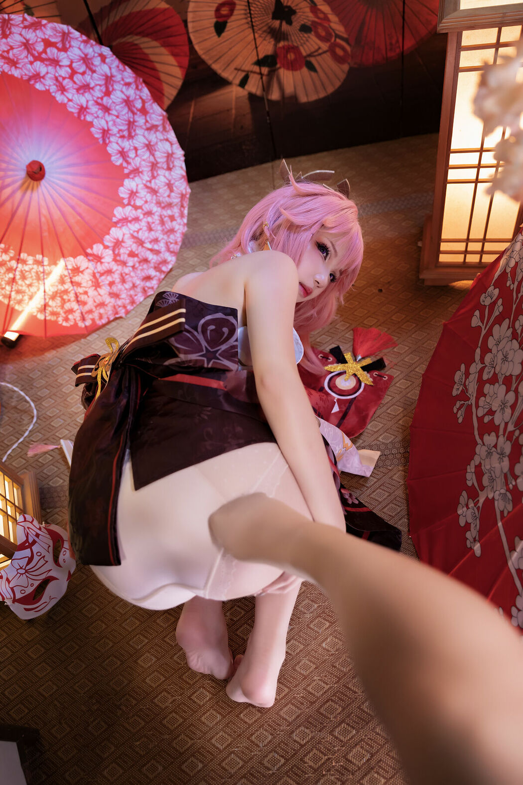 Coser@雪晴Astra – 原神 八重神子 (61P)
