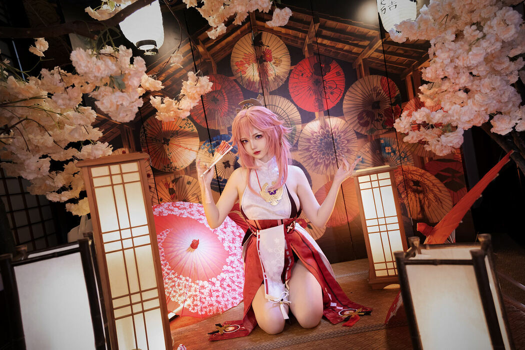 Coser@雪晴Astra – 原神 八重神子 (61P)
