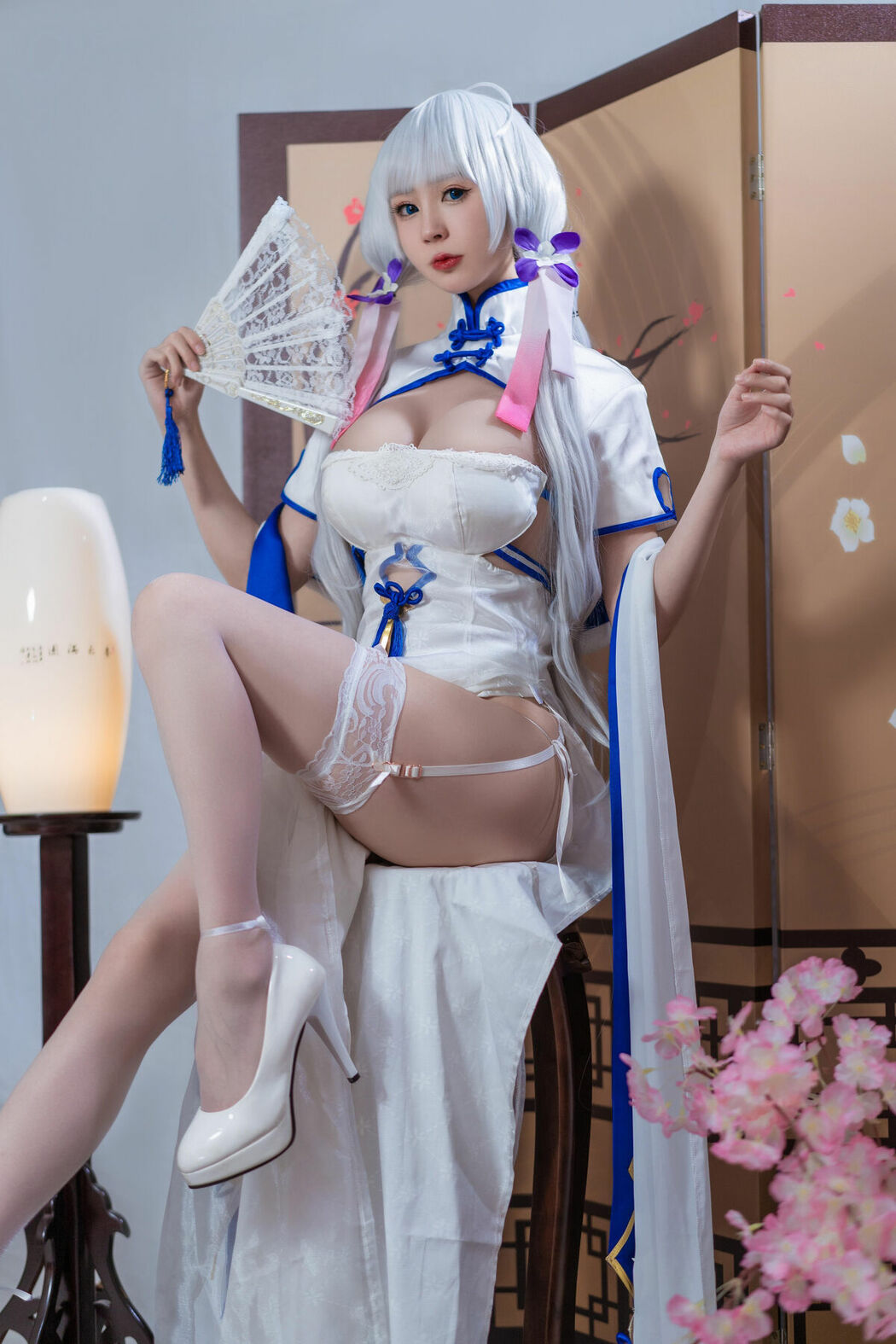Coser@西园寺南歌 – 碧蓝航线 光辉旗袍 (25P)