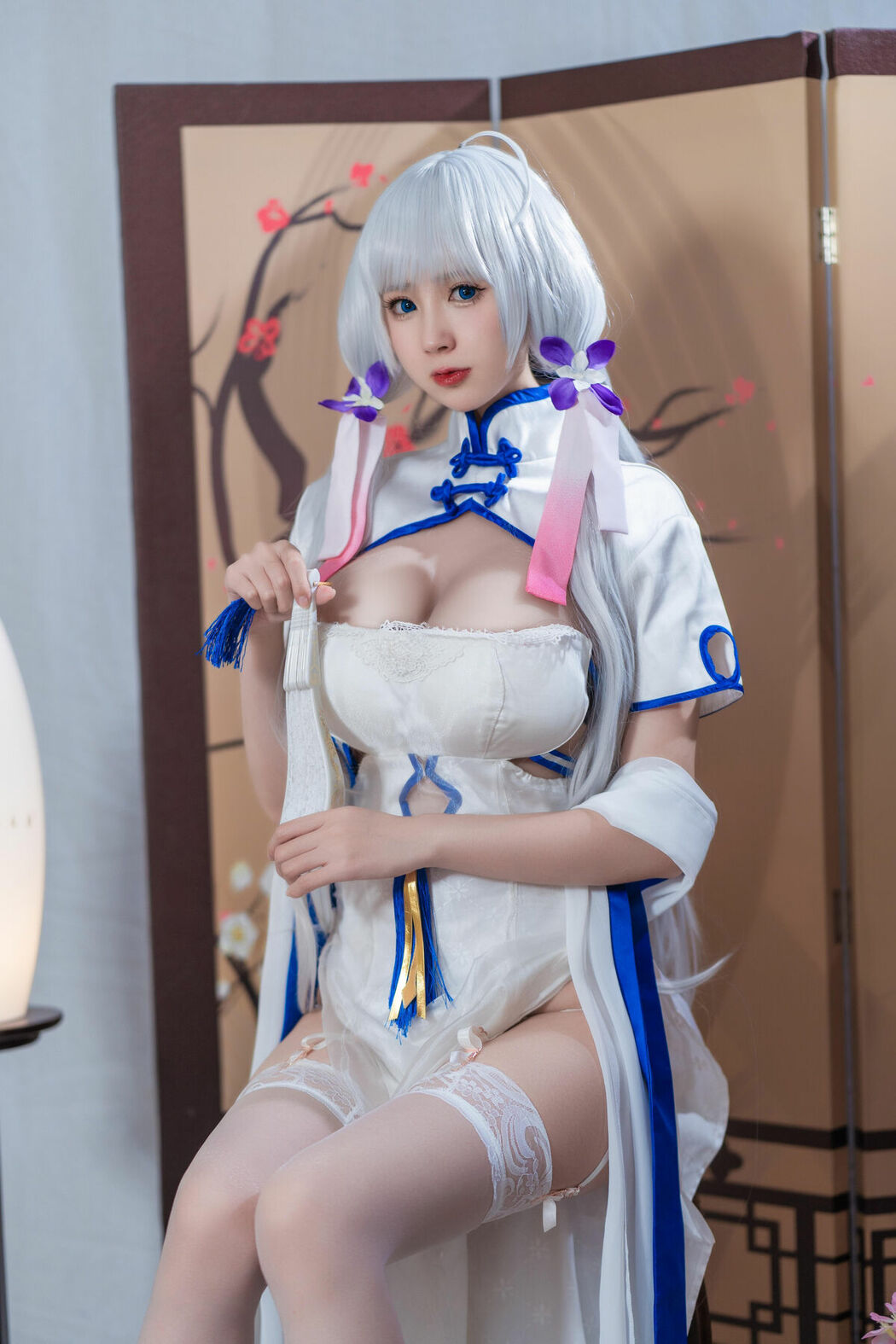 Coser@西园寺南歌 – 碧蓝航线 光辉旗袍 (25P)