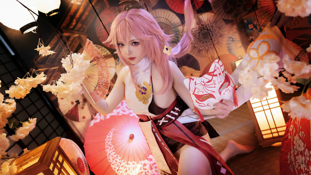 Coser@雪晴Astra – 原神 八重神子 (61P)