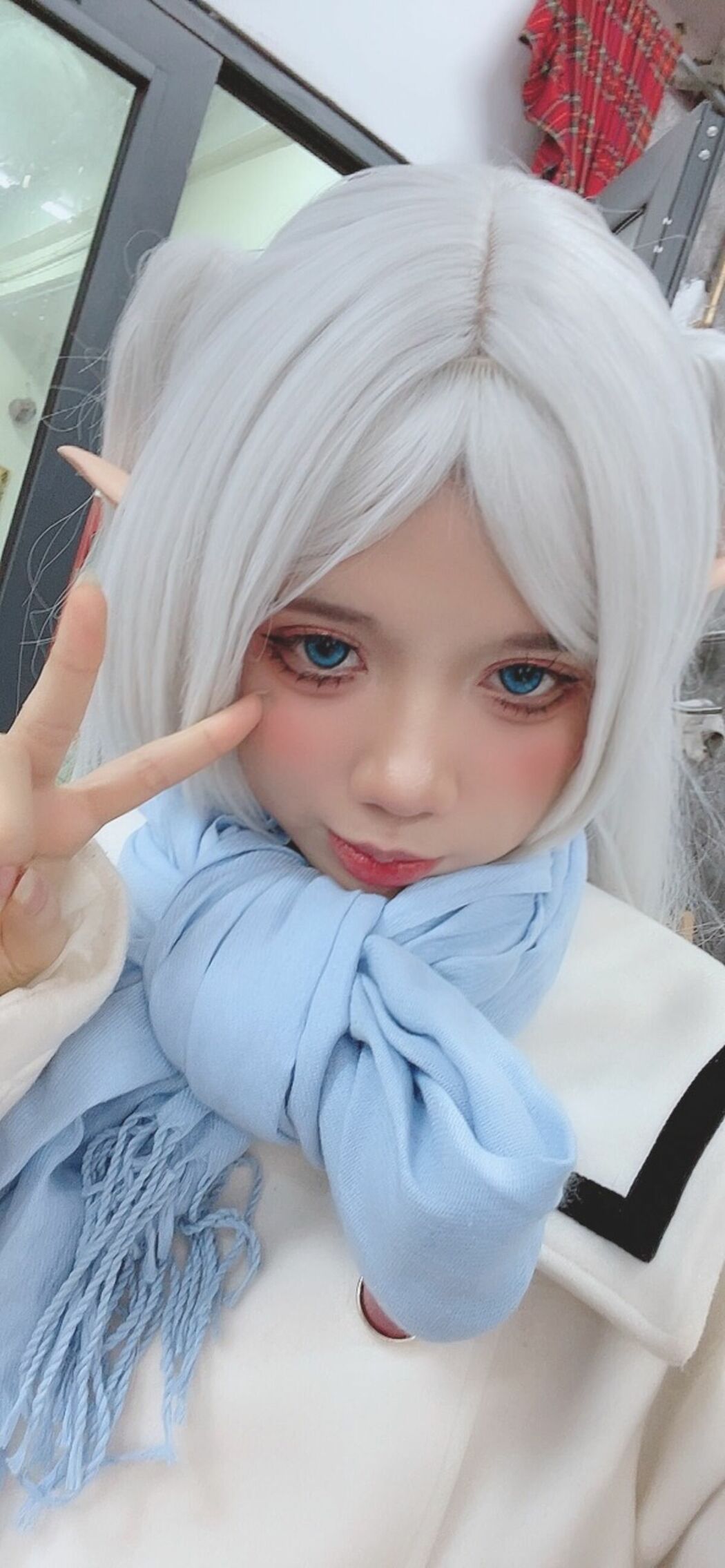 Coser@PoppaChan – Frieren Winter 芙莉莲&middot;黑丝短靴冬装 S (72P – 13V)