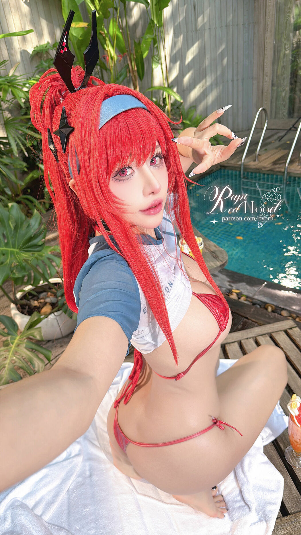 Coser@Byoru – Rapi Redhood summerAnd胜利女神 妮姬 拉毗小红帽 (51P – 22V)