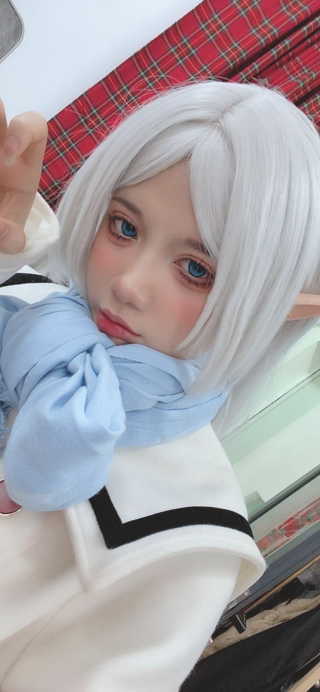 Coser@PoppaChan – Frieren Winter 芙莉莲&middot;黑丝短靴冬装 S (72P – 13V)