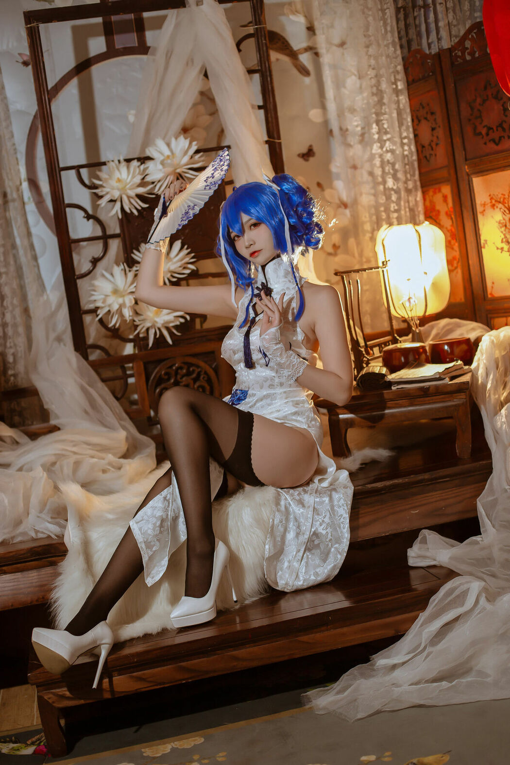 Coser@二佐Nisa – 碧蓝航线 圣路易斯 春之华 (30P)