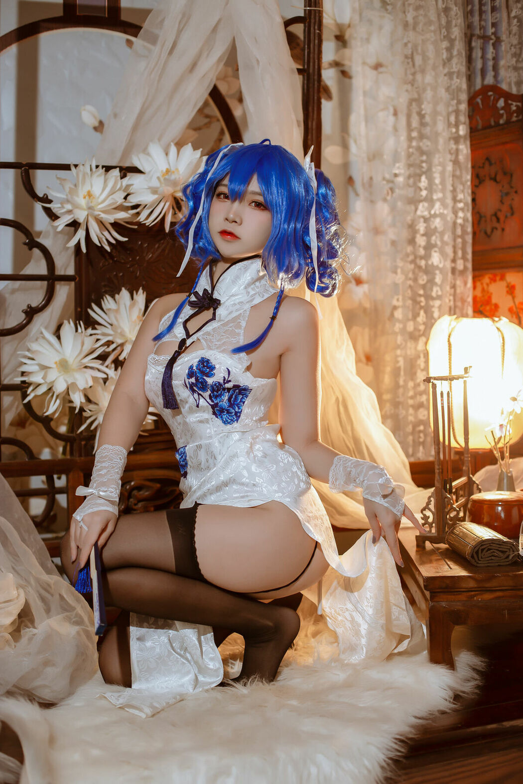 Coser@二佐Nisa – 碧蓝航线 圣路易斯 春之华 (30P)