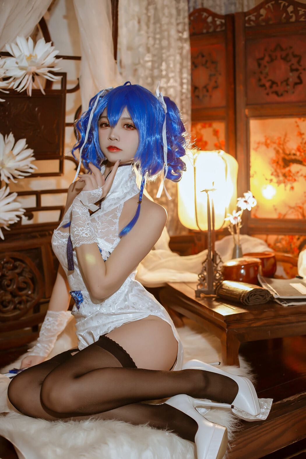 Coser@二佐Nisa – 碧蓝航线 圣路易斯 春之华 (30P)