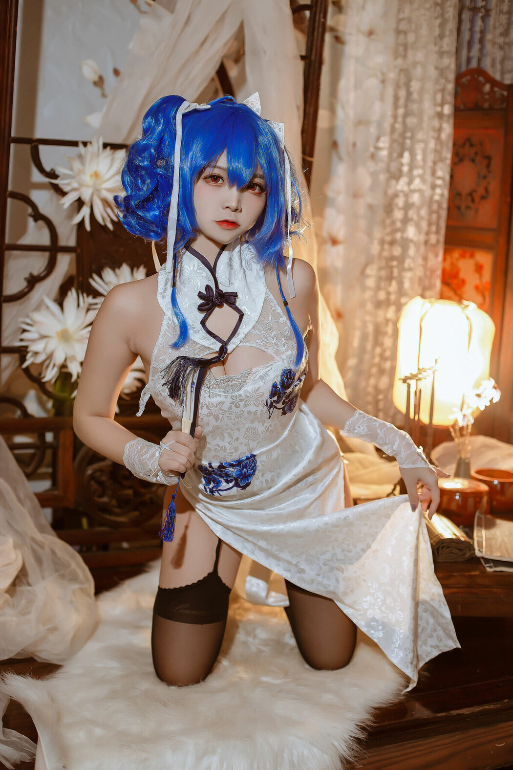 Coser@二佐Nisa – 碧蓝航线 圣路易斯 春之华 (30P)