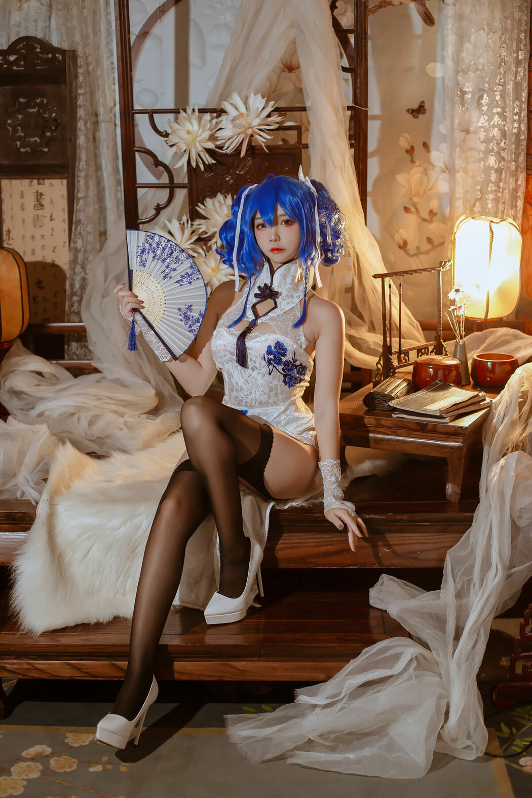 Coser@二佐Nisa – 碧蓝航线 圣路易斯 春之华 (30P)