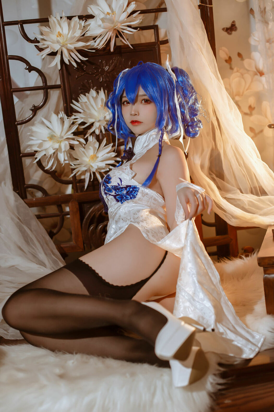 Coser@二佐Nisa – 碧蓝航线 圣路易斯 春之华 (30P)