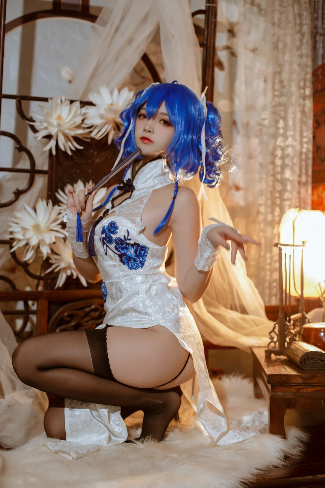 Coser@二佐Nisa – 碧蓝航线 圣路易斯 春之华 (30P)