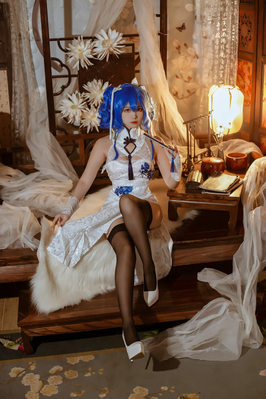 Coser@二佐Nisa – 碧蓝航线 圣路易斯 春之华 (30P)