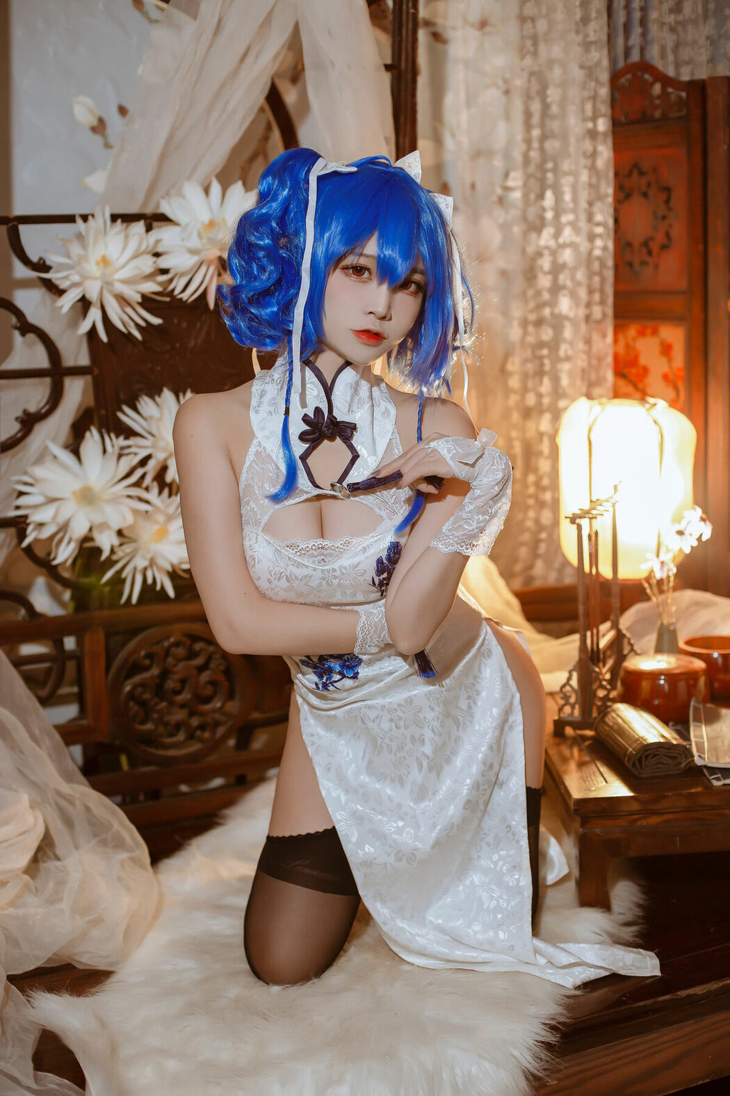 Coser@二佐Nisa – 碧蓝航线 圣路易斯 春之华 (30P)