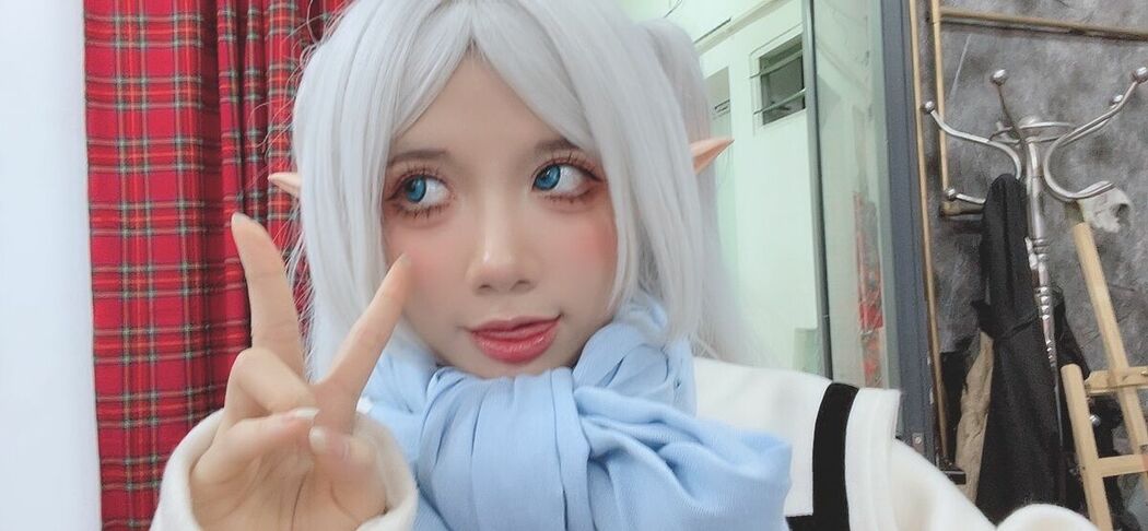 Coser@PoppaChan – Frieren Winter 芙莉莲&middot;黑丝短靴冬装 S (72P – 13V)