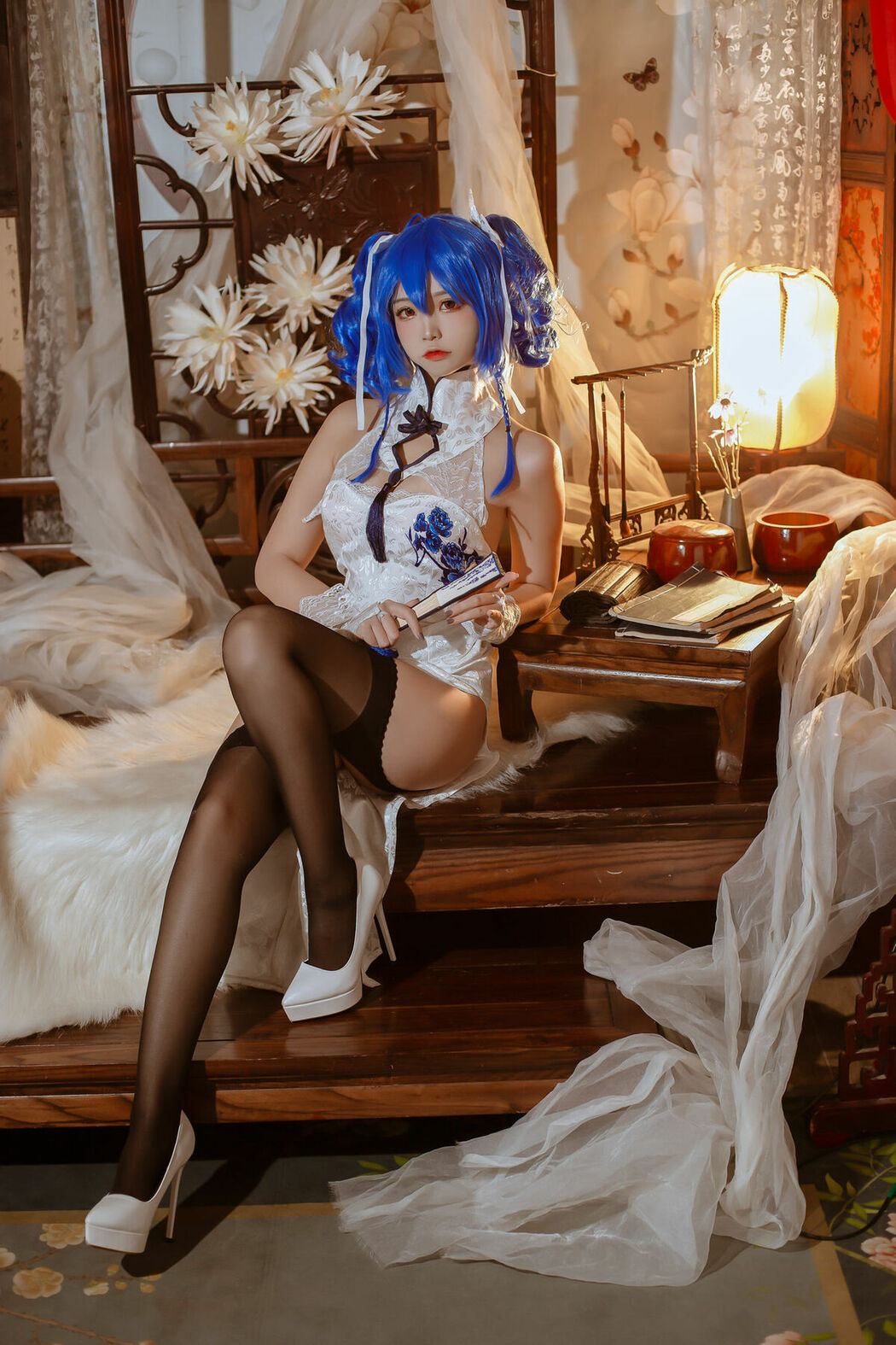 Coser@二佐Nisa – 碧蓝航线 圣路易斯 春之华 (30P)