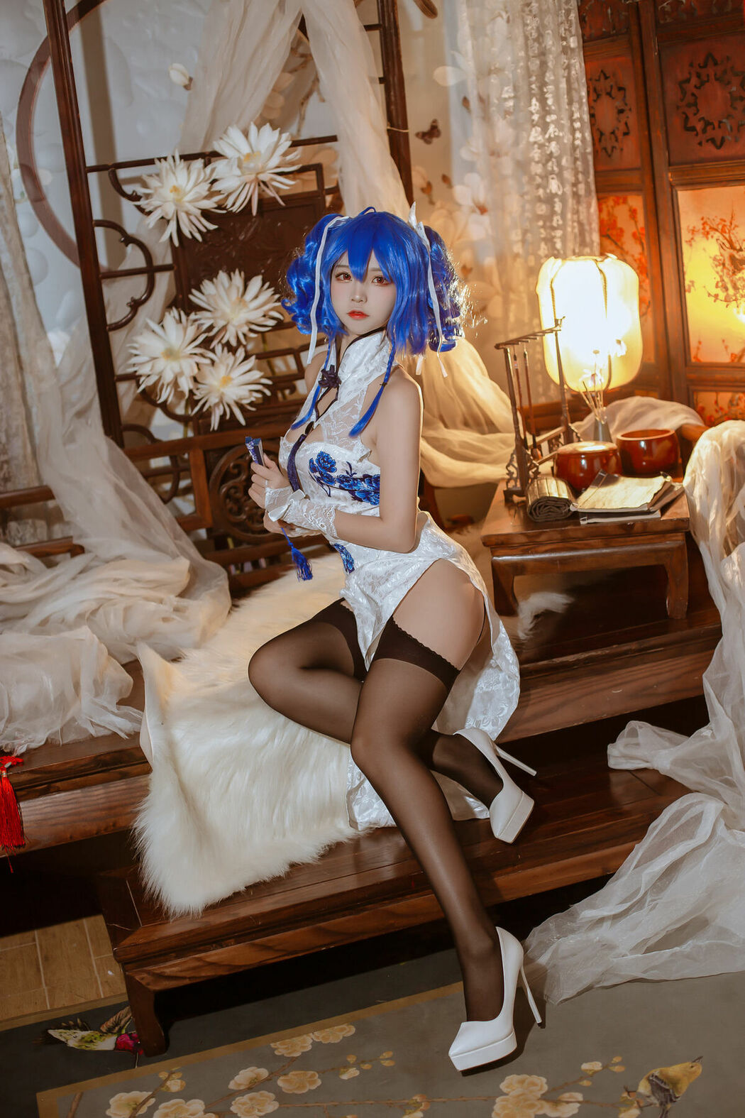 Coser@二佐Nisa – 碧蓝航线 圣路易斯 春之华 (30P)
