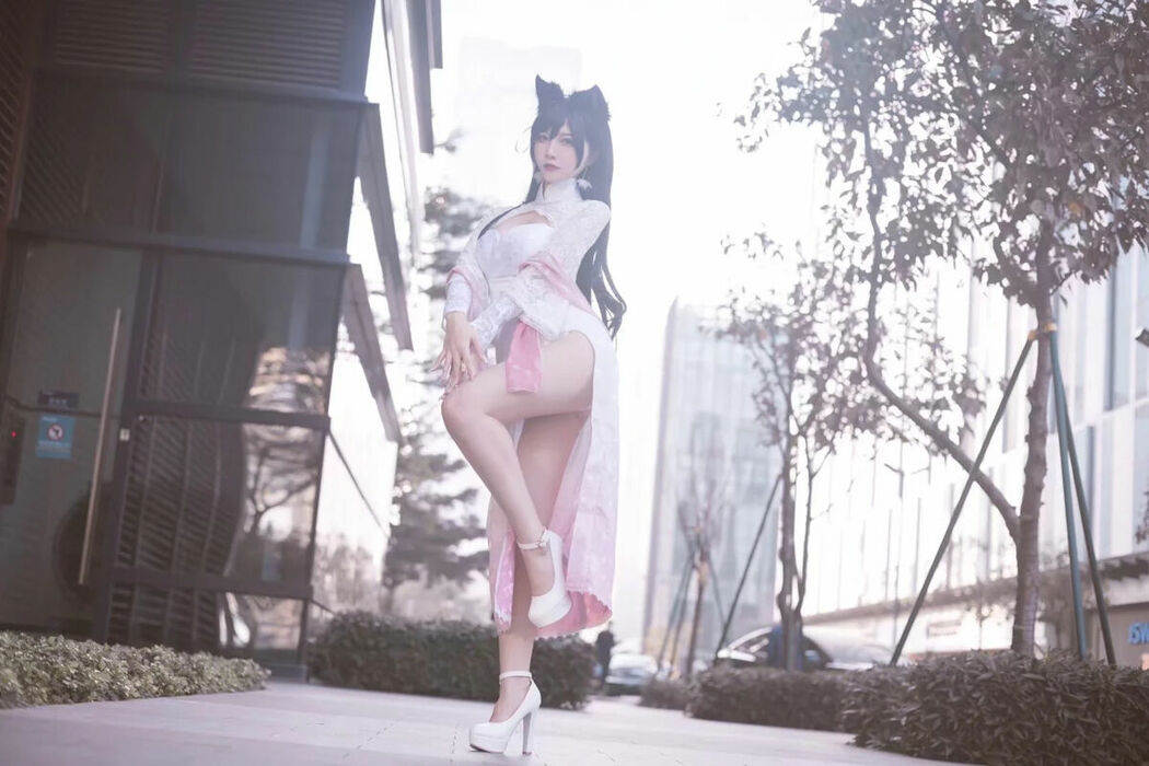 Coser@二佐Nisa – 碧蓝航线 爱宕旗袍 (19P)