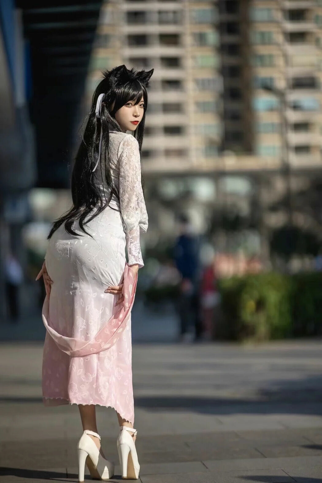 Coser@二佐Nisa – 碧蓝航线 爱宕旗袍 (19P)