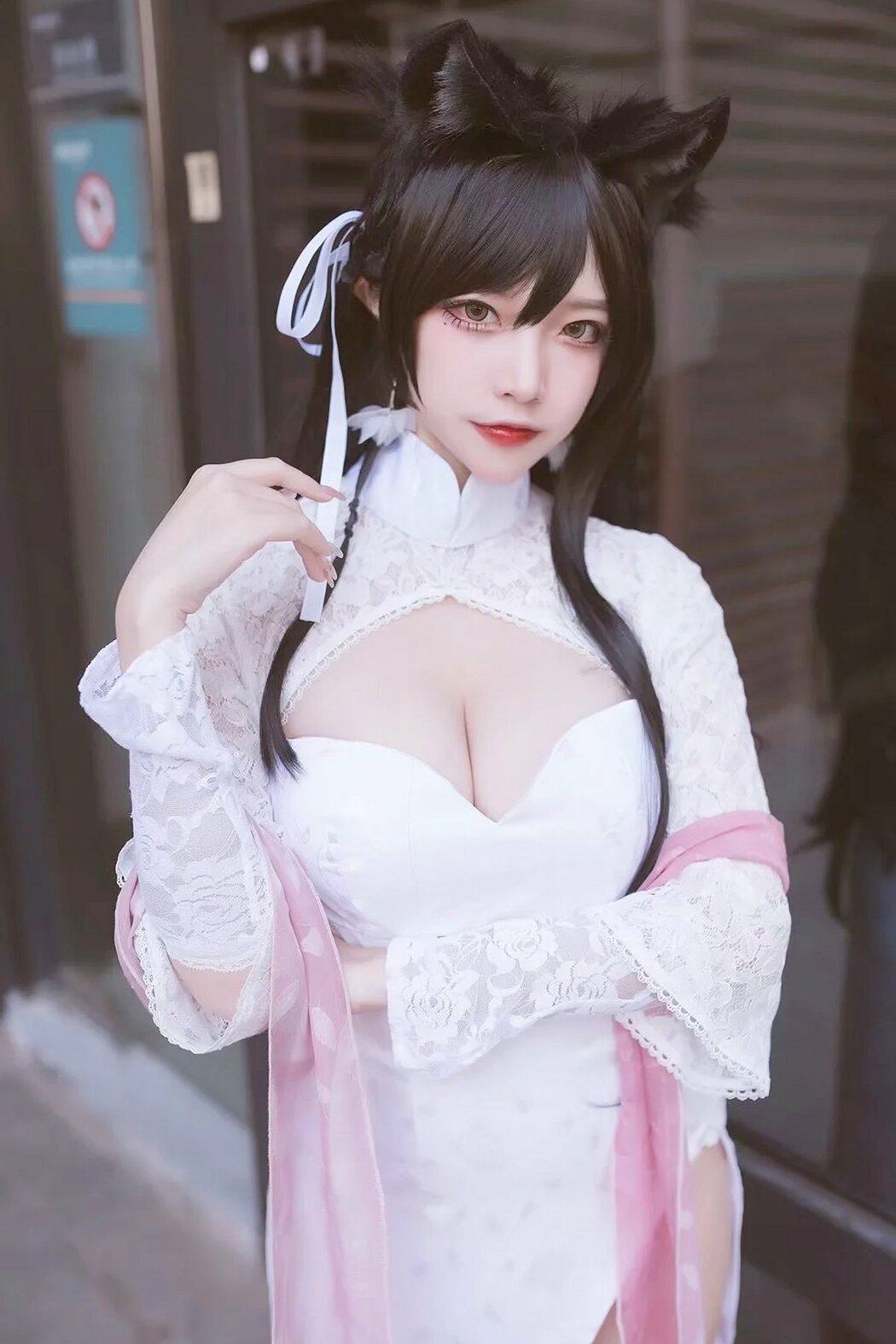 Coser@二佐Nisa – 碧蓝航线 爱宕旗袍 (19P) Cover Photo