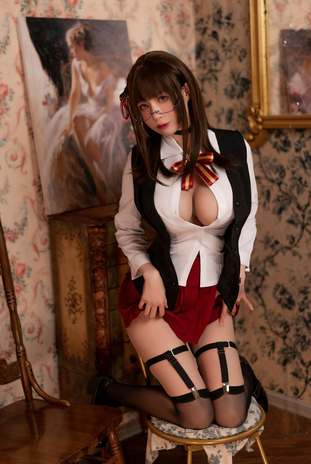 Coser@西园寺南歌 – 魔太郎 图书馆 天使 (41P)